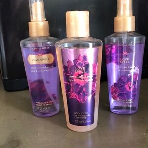 Original Victoria’s Secret Love Spell mist and body wash